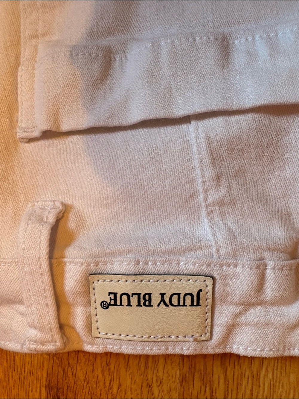 Judy Blue Boho White Flare Fit Boot Cut Style Buttonfly High Rise Jeans Sz 9/29 - Picture 12 of 13